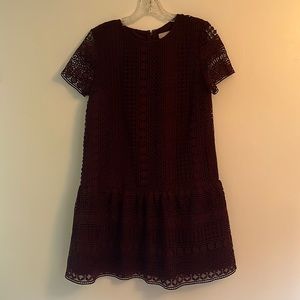 From LOFT, Worn 2-3 times, very good condition, size 4, color purple